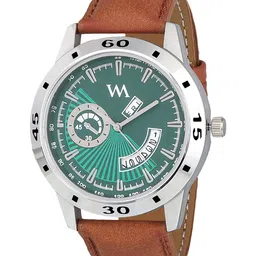WM Men Green Leather Analogue Watch AWC-024bys-image-96