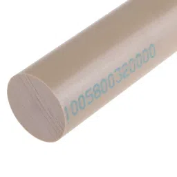 RS PRO Beige Polyetheretherketone PEEK Rod, 300 mm x 32 mm Diameter Model No 514354-19