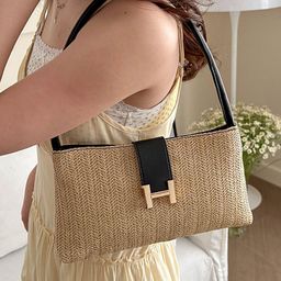LULU & SKY PU Shopper Handheld Bag with Fringed-image-18