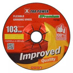 Xtra Power 4inch/103mm Green Silicon Carbide (GC) #220 Grit Flexible Grinding Wheel Premium Series (Pack of 320)-image-67