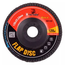 Xtra Power 5inch/125mm #120 Grit Aluminium Oxide Flap Disc Gold Series (Pack of 200)-image-30