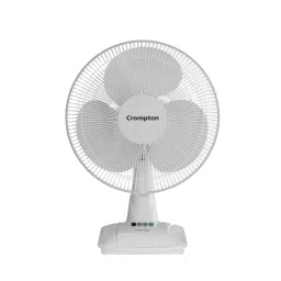 Crompton High Flo Neo Table Fan 3 Blades 50 W 400 mm 1300 RPM Speed, White-image-61