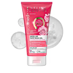 Eveline Cosmetics Facemed+ Micellar Face Wash Gel With Organic Rose Water - 150 ml-50