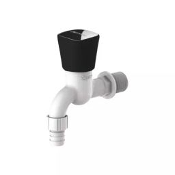 SUPREME Crown Series Garden Tap Quarter Turn Plastic, O Black-image-69