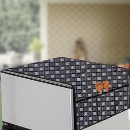 The Furnishing Tree Grey Plastic Refrigerator Cover-image-68
