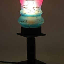 SOMIL Black Glass Cylinder Table Lamps-image-62