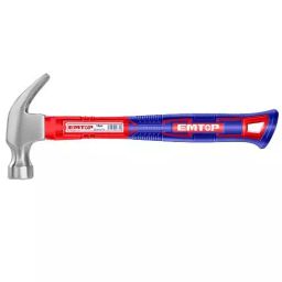 Emtop 45# Carbon Steel Fiberglass Handle Claw Hammer, EHAMCH1601-image-3