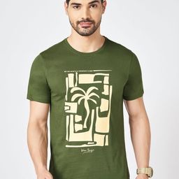 Urban Ranger by pantaloons Men Graphic Printed Round Neck Cotton Slim Fit T-shirt-picture-19