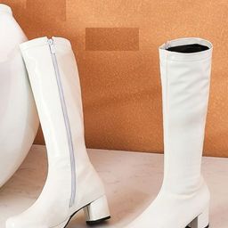 MONRSH Women Casual Block-Heeled Slouchy Boots-picture-35