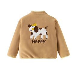 Hopscotch Boys Brown BLENDED Printed Jackets-picture-33