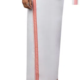 Ramraj Pack of 2 Men Solid Border Dhoti-image-61