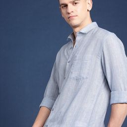 Mast & Harbour Men Standard Lyocell Casual Shirt-image-50