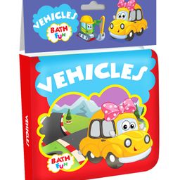 Hello Friend Books Baby Bath Book: Vehicles- Waterproof Bath Book for Small Children-10