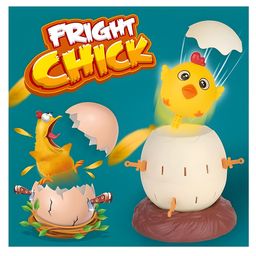 YAMAMA Fright Chick Game Toys For Kids Stab Toys Chick Roulette Game Toys For Family Board Game Novelty Tricky Toy Chick Barrel Game With Cute Egg And Chick Appearance - Multicolor-31