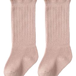 SYGA Cotton Solid Socks- Pink-image-80