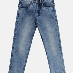 MINI KLUB Cotton Mild Washed Denim Pant - Blue-picture-28