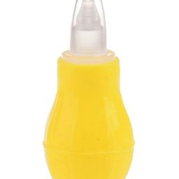 Baby Miniature Baby Nasal Nose Aspirator Suction Cleaning Tool Mucus Congestion Relief Teether Manual Nasal Aspirator-Pack of 1-Yellow Color-image-79