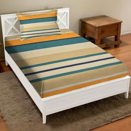 IVAZA Cotton Single Bedsheets-image-43