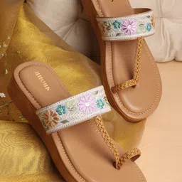 Anouk Embellished Wedge Sandals-16