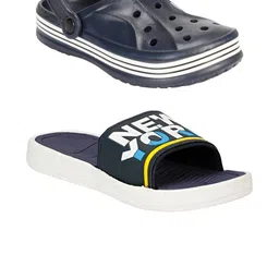 RIFOF Men Blue Flip Flops-picture-25