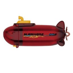 FunBlast Water Bottle Submarine Shaped with Straw Red - 380 ml image 3