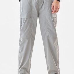 Snitch Men Straight Fit Cargos Trousers-picture-35