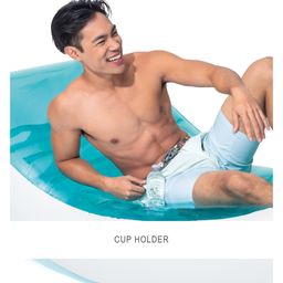 Intex Rockin Inflatable Floating Lounge For Swimming Pool And Beaches Intex Pool Float For Swimming - Multicolor image 5