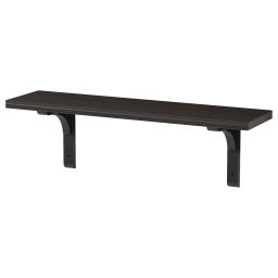 ikea bergshult / ramshult Wall shelf, brown-black, 80x20 cm-picture-43
