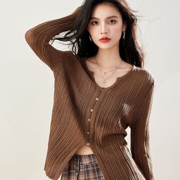 JC Collection Women Cable Knit Cardigan Sweaters-image-14