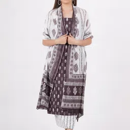Kwatchi Printed Pure Cotton Unstitched Dress Material-picture-25