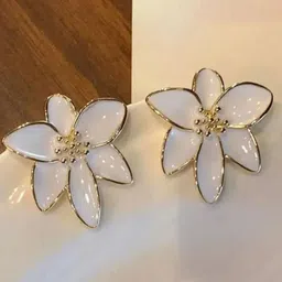 SZN Gold Plated Floral Shaped Studs-55