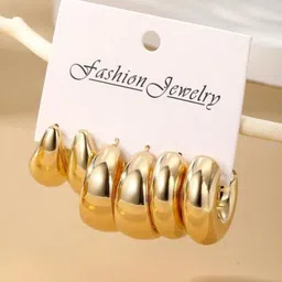 OOMPH Circular Hoop Earrings-image-8