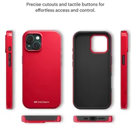 DailyObjects Solid Enamel Bumper MagSafe iPhone 15 Back Case image 3
