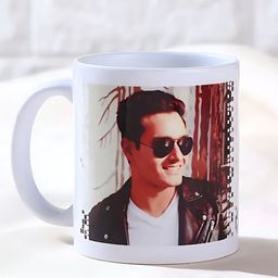 fnp White Printed Ceramic Glossy Mugs Set of Cups and Mugs-0