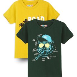 RASPY Boys 2 Printed Pure Cotton T-shirt-image-101