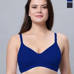 Eden Pack of 2 T-shirt Cotton Bra Full Coverage-image-19