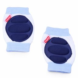 Babyhug Baby Knee & Elbow Pads White Navy Blue (Design May Vary)-image-73