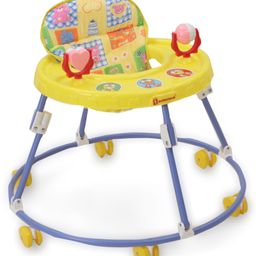 Mothertouch Round Walker Multi Print - Yellow-20