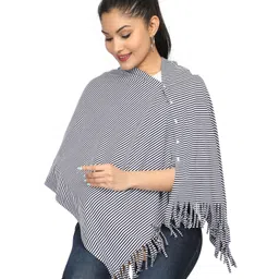 Nene Multi Purpose Striped Nursing Cover - Blue-picture-0