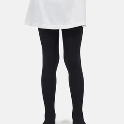 NEXT2SKIN Spandex Solid Pantyhose Stocking - Black-picture-17