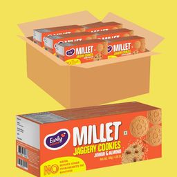Early Food  Jowar Almond Jaggery Cookies Pack of 6 - 150 gm Each-picture-2