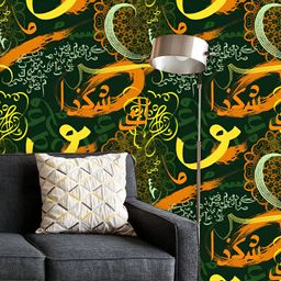 ArtzFolio Printed UV-Resistant Anti-Bacterial Traditional Ethnic Flowers Peel & Stick Wallpaper-image-68
