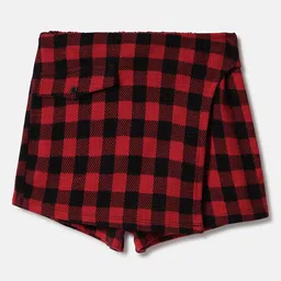 United Colors of Benetton Girls Checked Regular Fit Skorts-picture-20