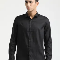 Blu MNKY Spread Collar Long Sleeves Smart Slim Fit Shirt-picture-26