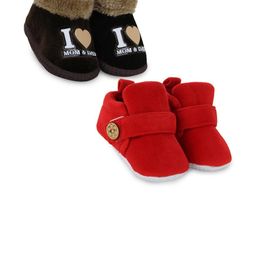 NESKA MODA Red Cotton Booties-image-16