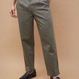 CODE by Lifestyle Men Regular Fit Mid-Rise Cotton Trousers-picture-27