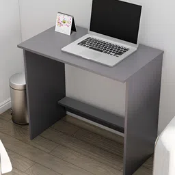 HEXA RED Grey Engineered Wood Study Table For Work From Home Students & Computer Table-17