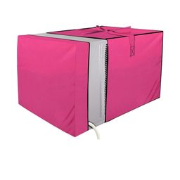 Stylista Pink Solid Waterproof Air Conditioner Covers-picture-48