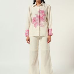 Beatnik Prited Shirt With Trousers Co-Ords-image-29
