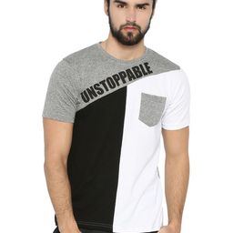 Campus Sutra Men Colourblocked T-shirt-image-60